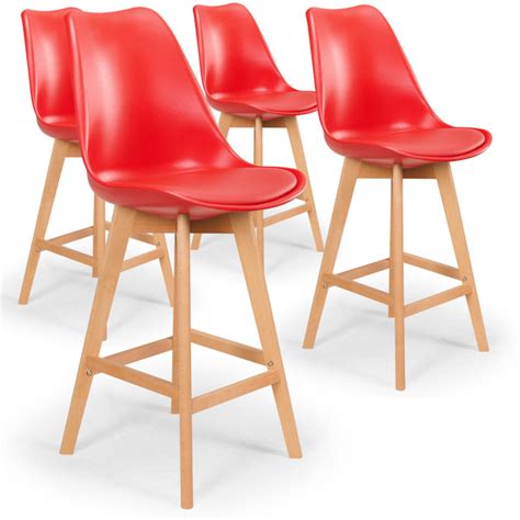 La plupart de temps les inspirations proviennent de la nature, le projet est de promouvoir des objets solides et qui améliorent la vie des personnes. Lot de 4 chaises hautes scandinaves Ericka Rouge pas cher ...