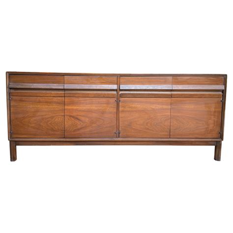 American Walnut Mid Century Modern Stereo Cabinet By Barzilay For Sale
