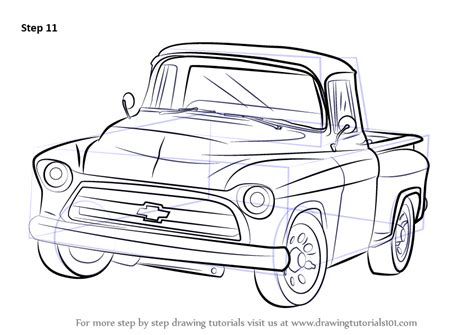 An eraser is also a great item to keep handy when you are a trainee. Learn How to Draw a 1955 Chevy Truck (Trucks) Step by Step ...