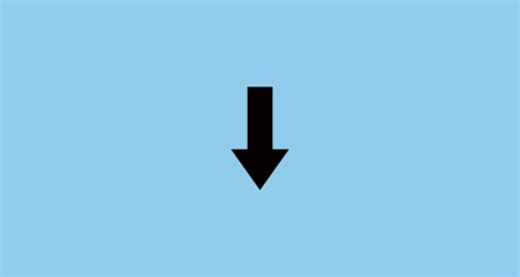 ⬇️ Down Arrow Emoji On Emojidex 1033