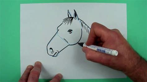 Wie Zeichnet Man Ganz Leicht Einen Pferdekopf Zeichnen Für Kinder über