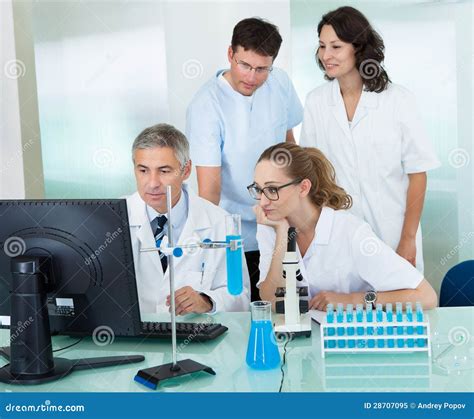 Paramedical Or Technical Staff In A Lab Stock Image Image 28707095