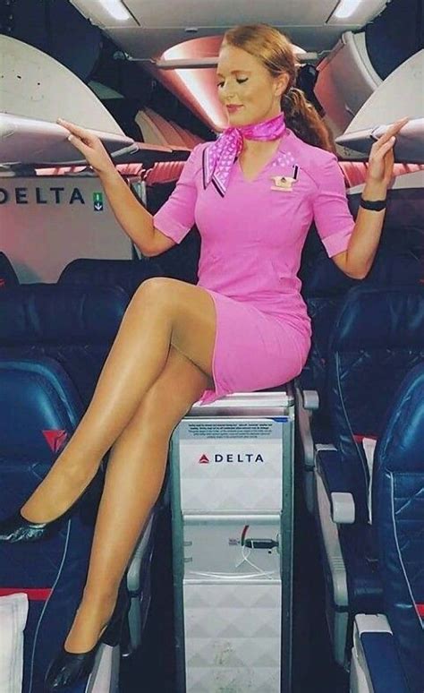 Pantyhose Outfits Pantyhose Legs Airline Attendant Flight Attendant Uniform Airlines