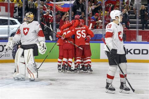 Eishockey Wm Schweiz Unterliegt Russland Nach Grossem Kampf