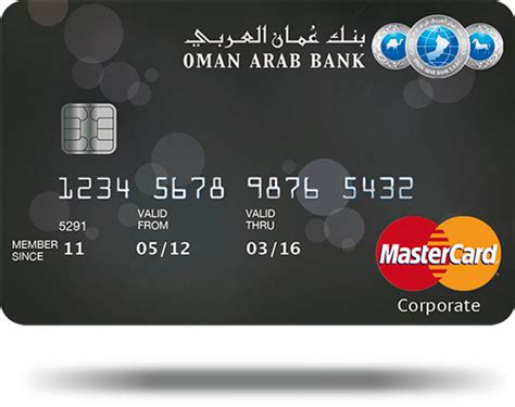 Oman Arab Bank Corporate Mastercard Credit Card