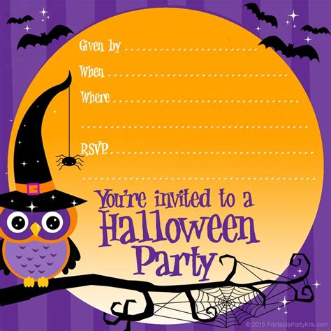 Free Printable Halloween Party Invitation Free Halloween Party
