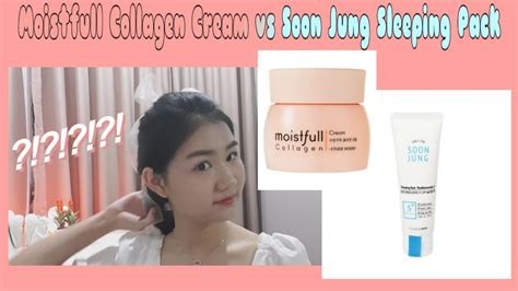 เปรียบเทียบครีม 2 สูตรจาก ETUDE [Moistfull Collagen Cream vs Soon Jung ...