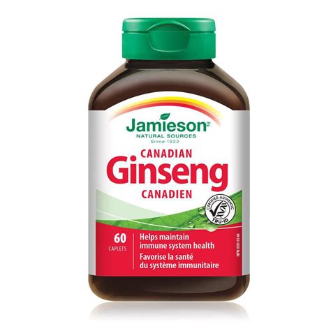 Jamieson Canadian Ginseng Caplets Walmart Canada