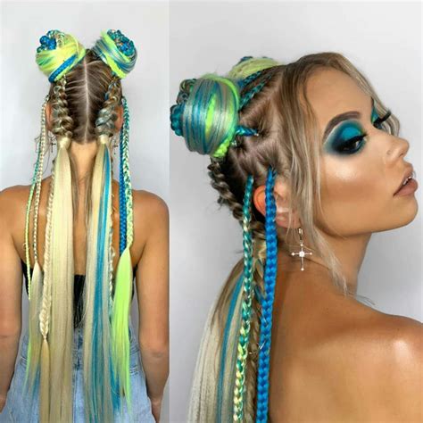 Braidsfordays Perth Rave Hair Dutch Braids Long Hair Beauty Hair Color