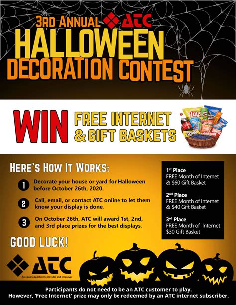 Halloween Decor Contest Atc Communications