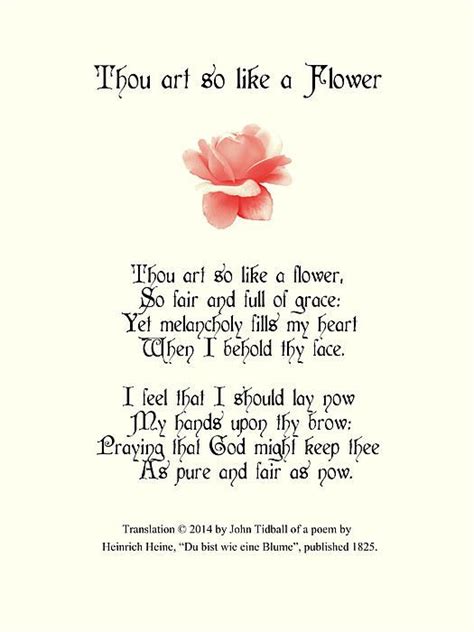 O flower is not just a poem based on nature or natural beauty. German love Poems