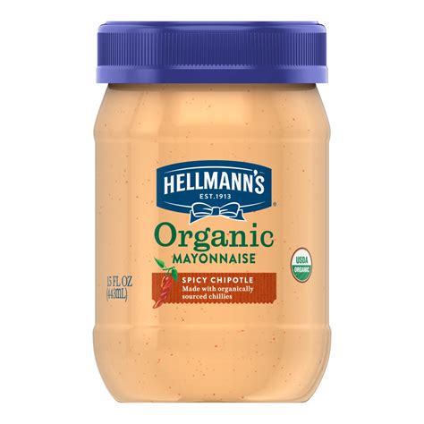 Borrowed from french mayonnaise, possibly named after the city maó (mahón in spanish), minorca, whence the recipe was brought back to france. Organic Spicy Chipotle Mayonnaise | Hellmann's