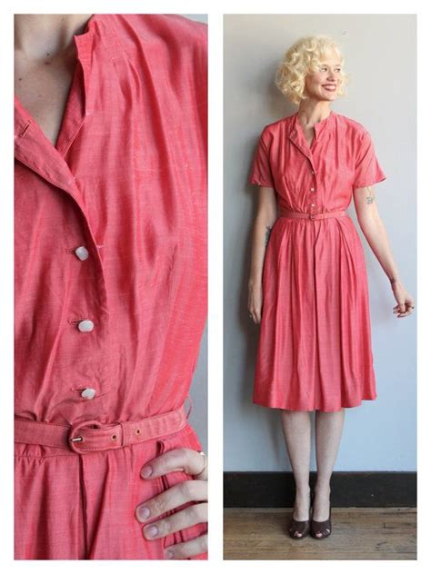 1940s Dress Coral Gables Silk Dress Vintage 40s Dress Etsy