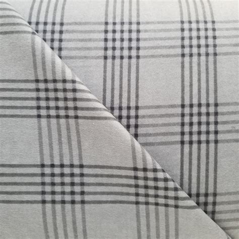 Cotton Flannel Grey Plaid Crafted Spaces Flannel Cotton