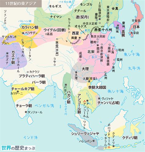 【人生】 東南アジア 地図 フリー