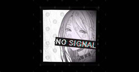 No Signal Anime T Shirt Teepublic