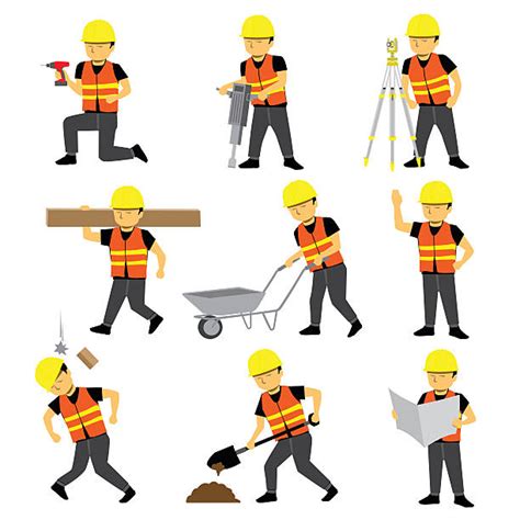 Royalty Free Construction Worker Clip Art Vector Images