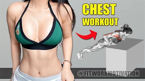 chest workout natural breast lift top 6 exercises youtube