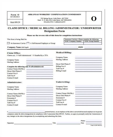 Free Medical Office Forms Printable