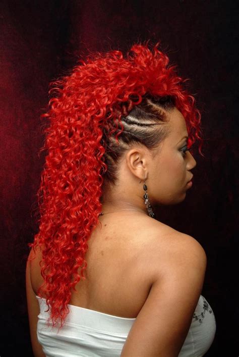 20 Best Collection Of Side Braided Mohawk Hairstyles With Curls