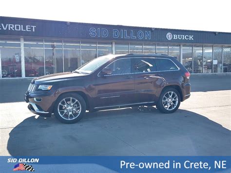 Pre Owned 2015 Jeep Grand Cherokee Summit Suv In 6d2324a Sid Dillon
