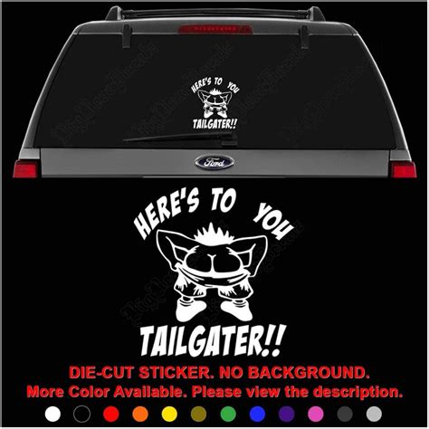 Tailgater Ass Mooning Die Cut Vinyl Decal Sticker For Car Truck Motorcycle Vehicle
