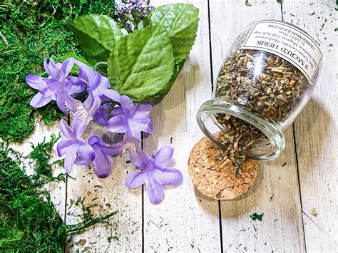 Nine Sacred Herbs Herbal Incense Blend Ritual For Litha