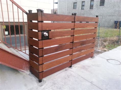 Iron & Wood Fence and Gate - Modern - Exterior - Chicago - by Green