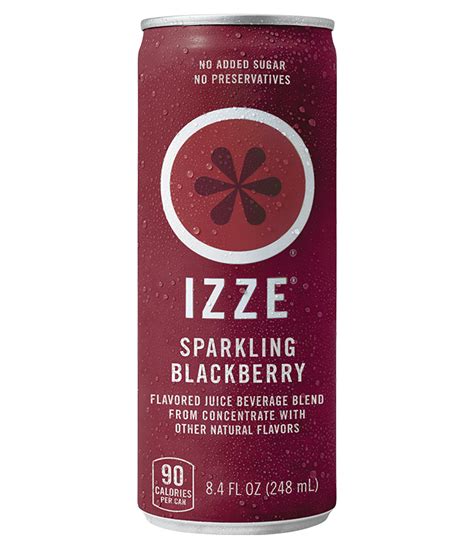 Izze Sparkling Juice Blackberry 84 Oz Pepsico School Source K