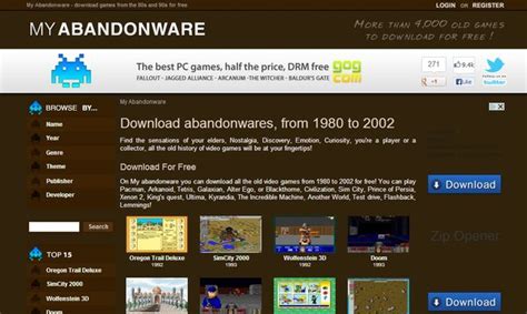 My Abandonware Portal De Descargas Con Más De 4000 Juegos Abandonware