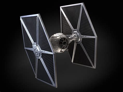 Star wars fans could be forgiven for thinking that the tie fighter's signature engine roar was produced by sound design whiz ben burtt, but that's not entirely the case. army Star Wars Tie Fighter with Interior 3D | CGTrader