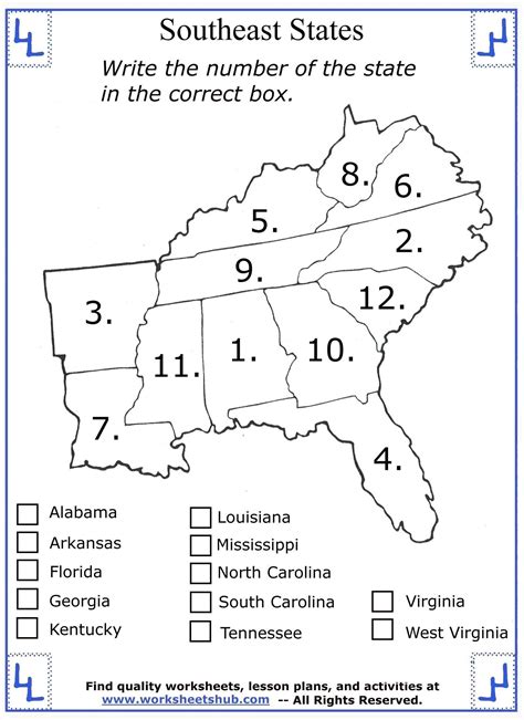 4th Grade Social Studies Southeast States 03 In 2020 Social Studies