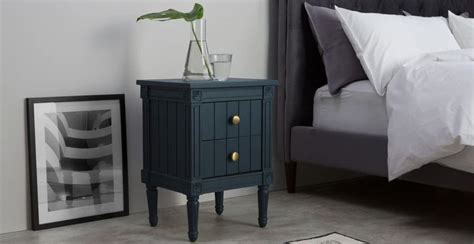 How To Choose Furniture For White Bedrooms Blue Bedside Tables