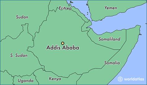 Where Is Addis Ababa Ethiopia Addis Ababa Adis Abeba Map
