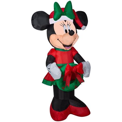 Disney 351 Ft Lighted Minnie Mouse Christmas Inflatable At