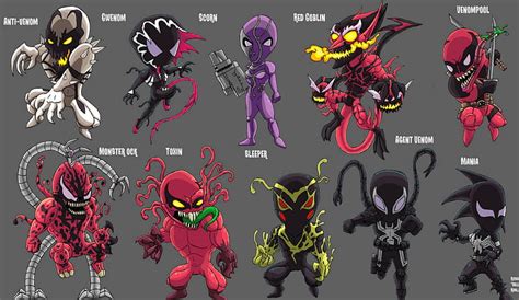 Symbiotes Anti Venom Gwenim And Toxin Monster Ock Hd Wallpaper Peakpx