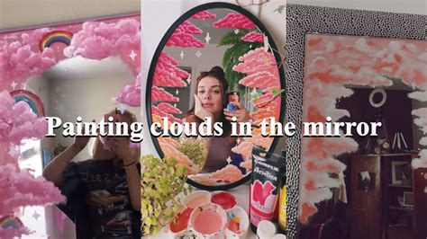 Clouds Mirror Painting Ideas Tiktok Estrelaspessoais