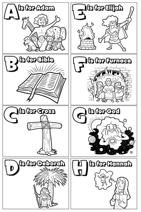 Download and print these free kids with abc coloring pages for free. I've been working on some ABC's of the Bible coloring ...