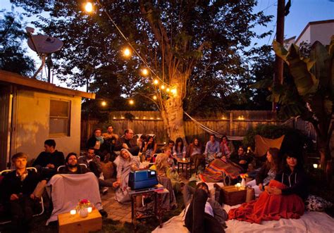 Panther, get out, edward scissorhands, and a few scary movies for halloween like shaun of the dead and. 5 Tips for Throwing an Outdoor Movie Party | Kitchn