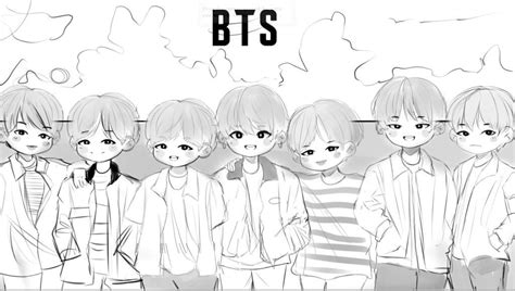 Imagenes De Bts Para Colorear