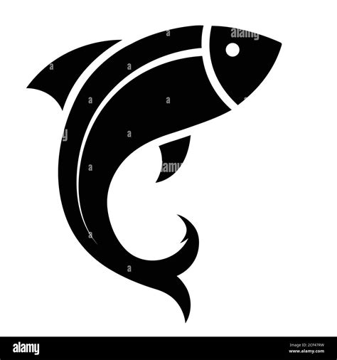 Fish Icon Black