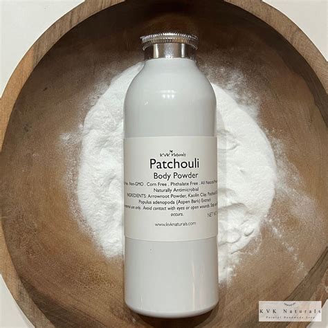 Body Powder Patchouli 4 Oz Dusting Powder Talc Free Powder T For