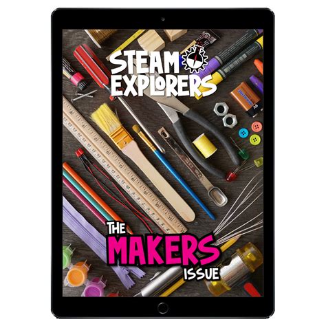 Steam Explorers Makers Activities For Kids Printable Thank You Left