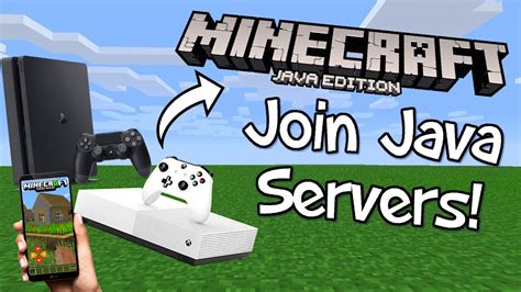 How To Join Java Minecraft Servers On Bedrock Consoles Ps4 Ps5 Xbox