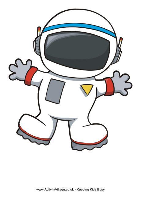 Astronaut Cut Out Printable Világűrspace Space Classroom Space