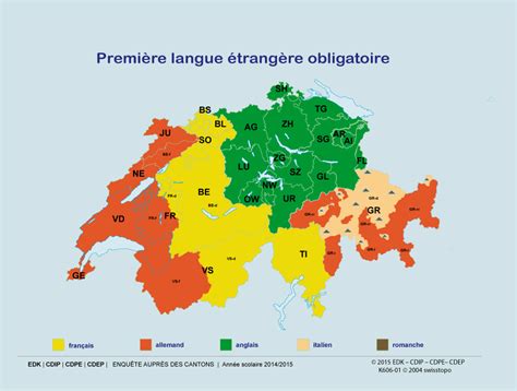 Dans certaines situations, le latin est utilisé, en particulier comme langue unique pour désigner le pays. Carte: première langue étrangère obligatoire | Forum ...