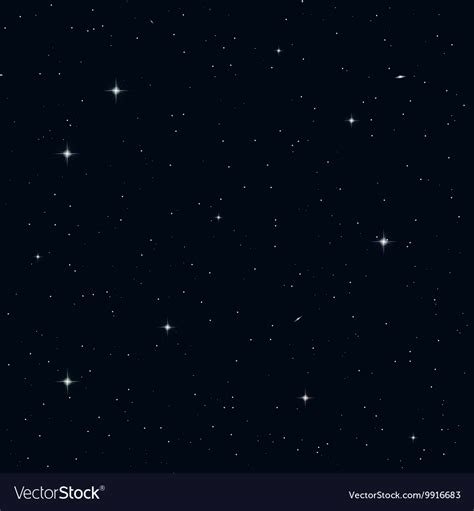 Seamless Realistic Night Sky Royalty Free Vector Image