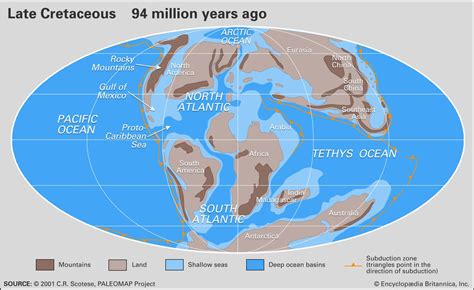Cretaceous Period Climate Extinction Dinosaurs Britannica