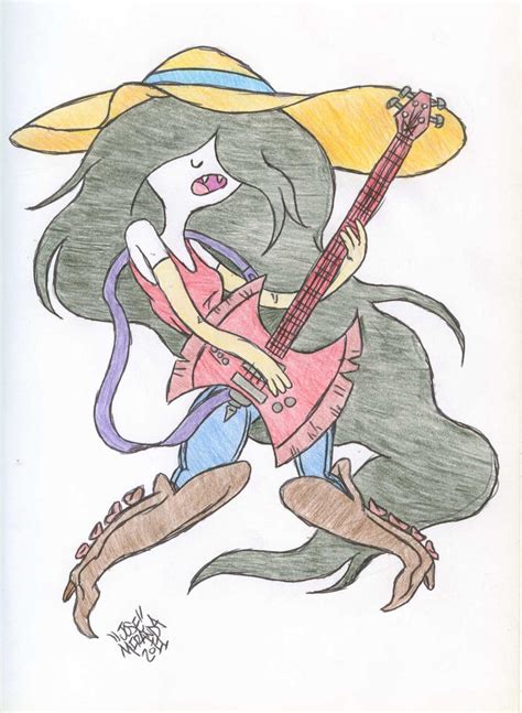 Marceline Rocking Her Axe Bass By Jose Miranda On Deviantart