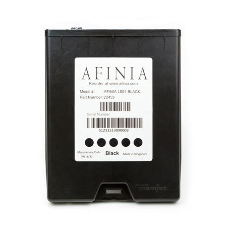 Afinia L801 Black Ink Cart Cd Dvd Copy Stationdvd Copier Rimage Adr